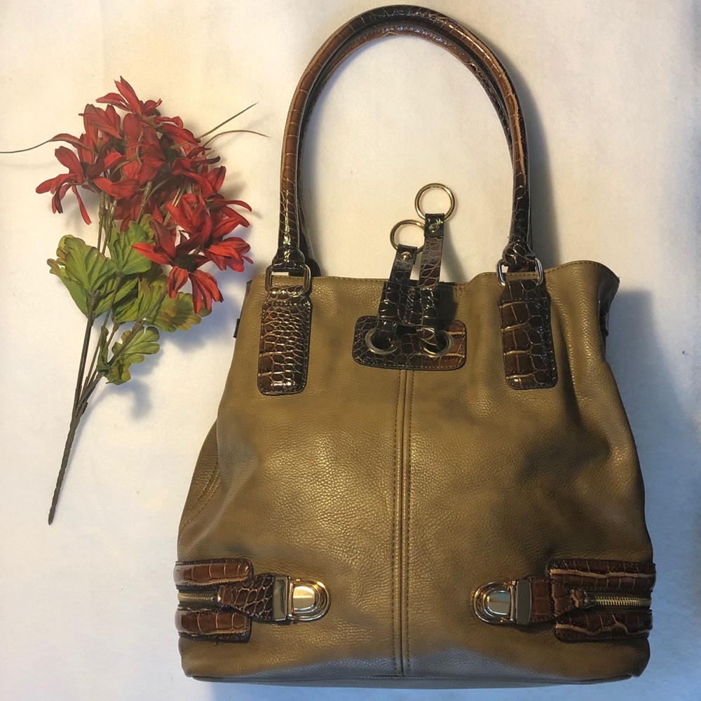 Sold Mellie Bianco Vegan Leather Shoulder Bag